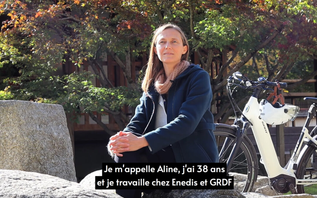 « En vélo, j’ai toujours le même temps de trajet » – Aline, ambassadrice GoodWatt Programme O’vélO
